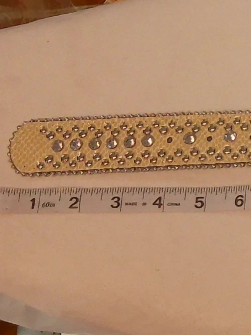 Y2K Faux Snakeskin Rhinestone & Studded Western Statement Belt